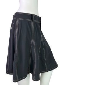 Athleta Whatever Navy Flared Skirt Skort w/Built In Shorts, Size 14